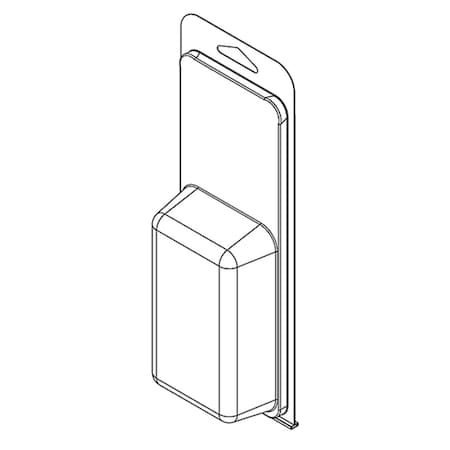 Visipak Thermoform-CLAMSHELL-#376-9.688-3.562-4.563-2.500-1.313-0.015-CLEAR,  376TF